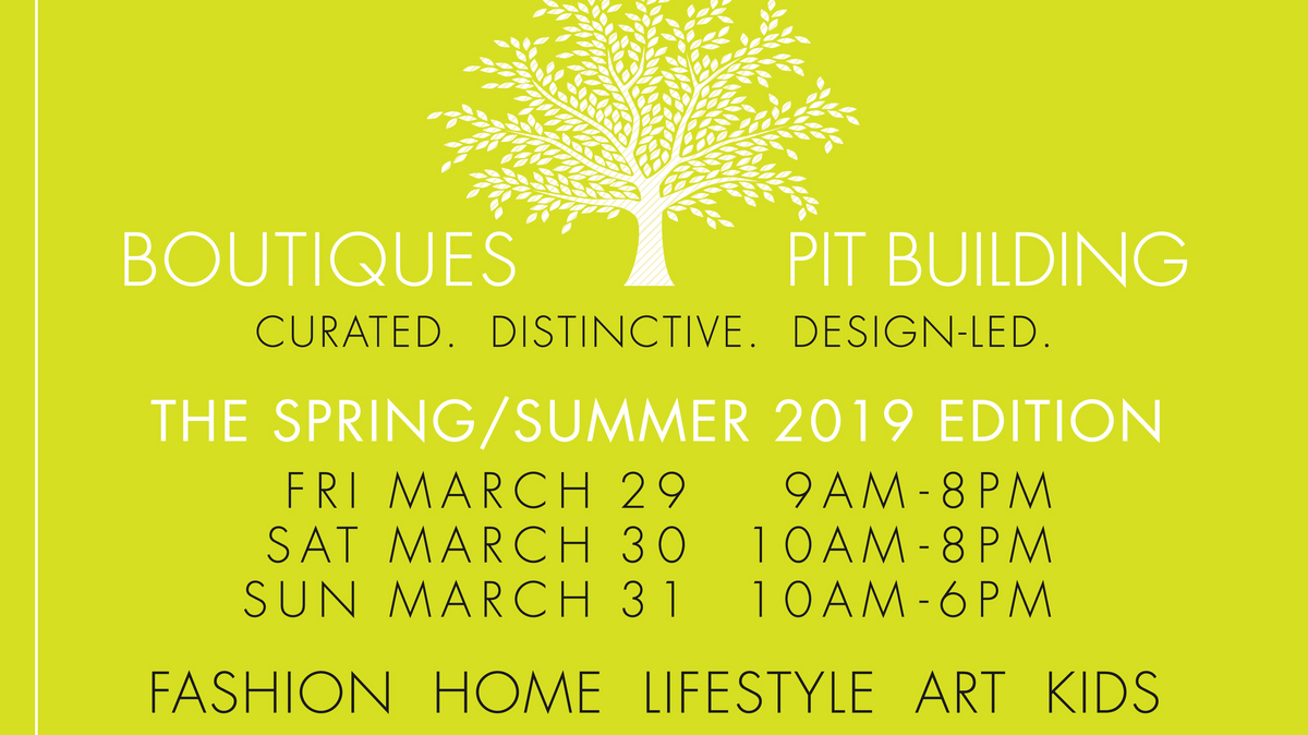 SAVE THE DATE! Soapnut Republic will be at Boutiques at The Pit Building, Mar 29-31