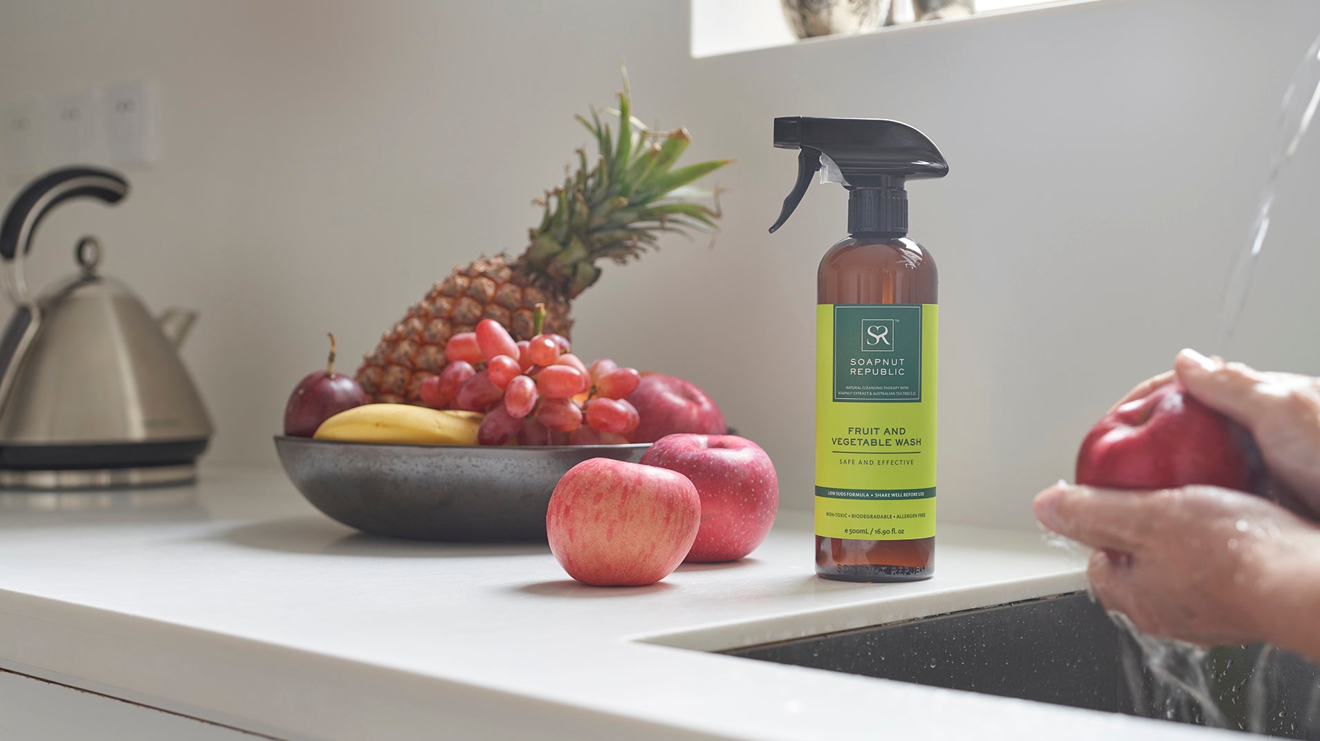 How To Use Fruit & Vegetable Wash?