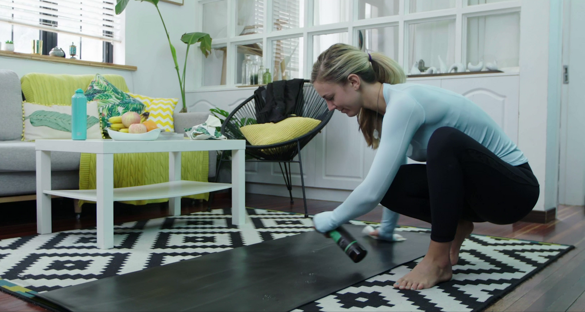 Safer, Natural Yoga Mat Cleaning with Soapnut Republic