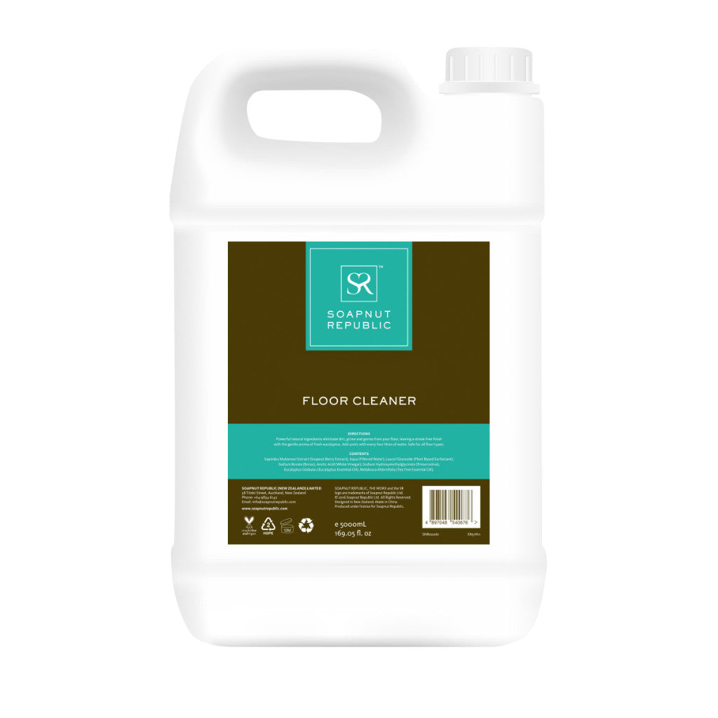 Floor Cleaner with Eucalyptus E.O. (5L) - Soapnut Republic