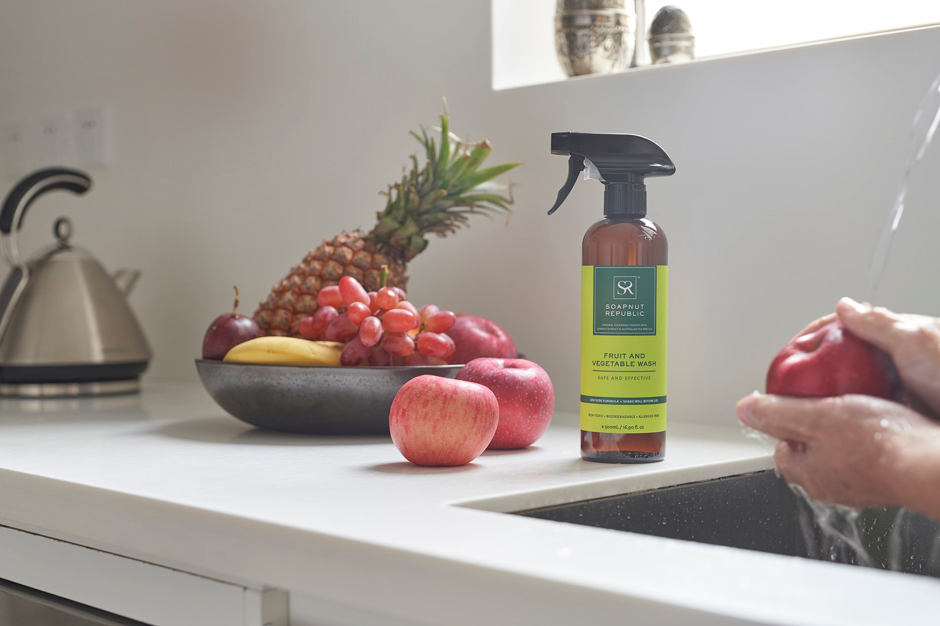 How To Use Fruit & Vegetable Wash?