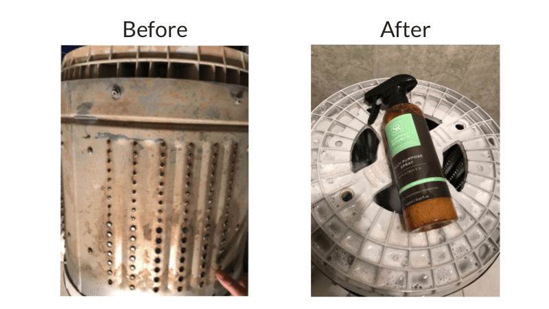 Before & After | How to clean your washing machine naturally & effectively?