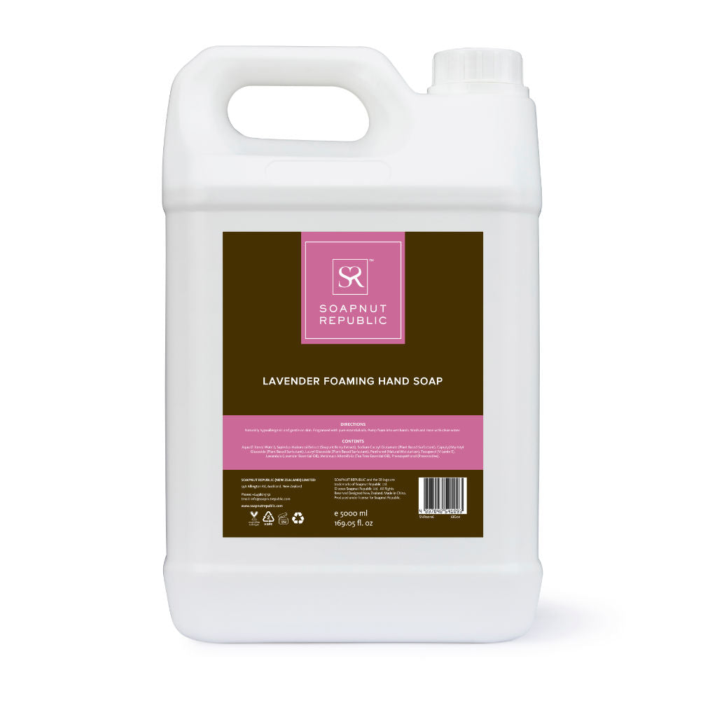Foaming Hand Soap with Lavender E.O. (5L) - Soapnut Republic