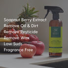 Fruit & Vegetable Wash (500ml) - Soapnut Republic