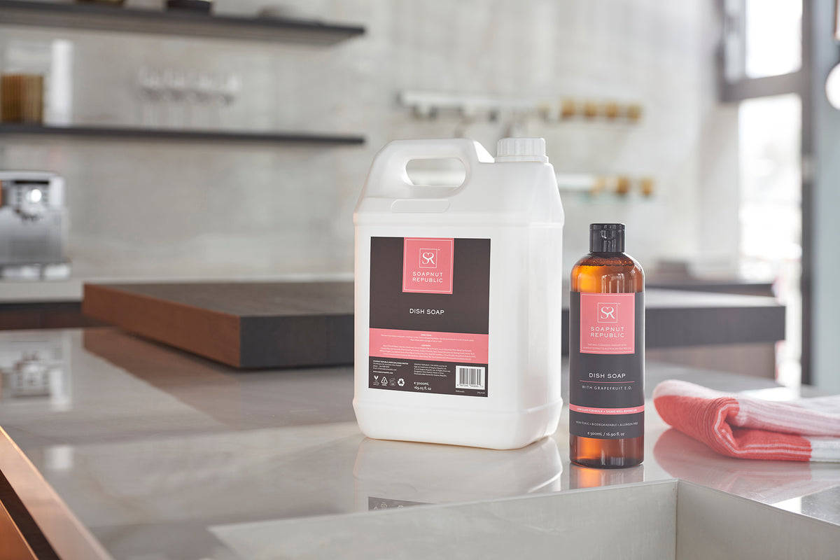 Dish Soap with Grapefruit E.O. (5L) - Soapnut Republic