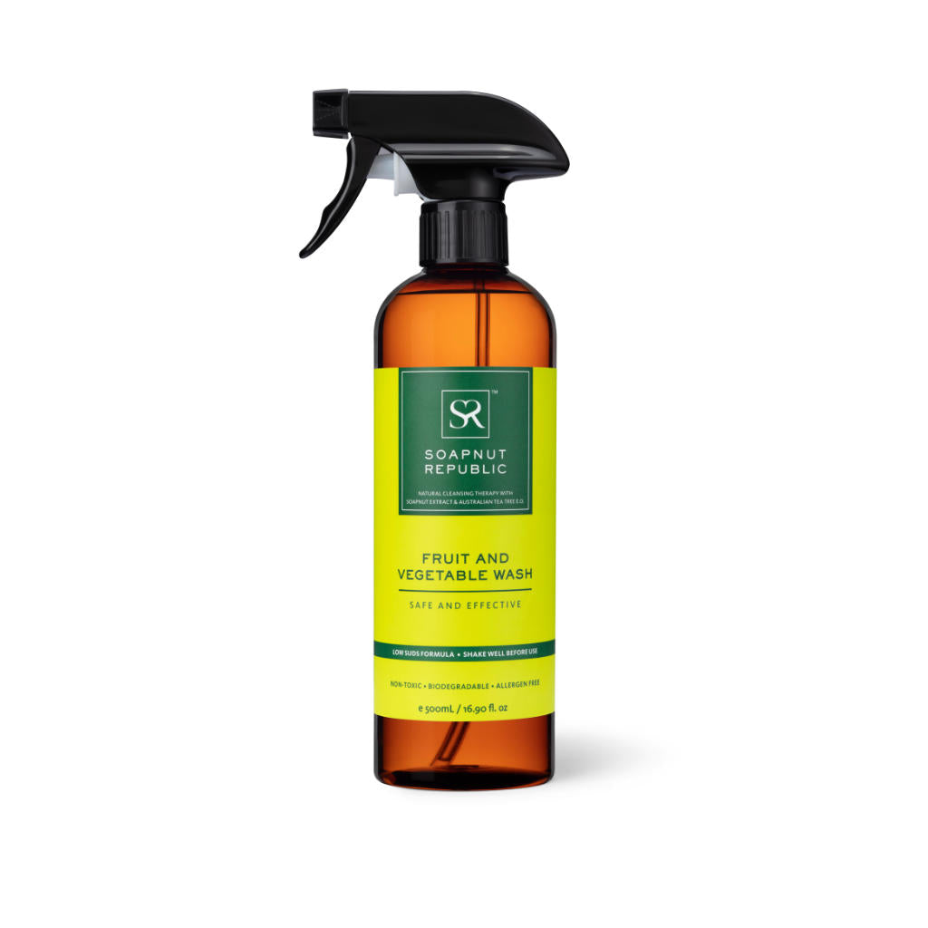 Fruit & Vegetable Wash (500ml) - Soapnut Republic