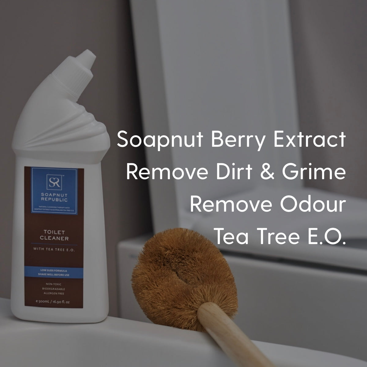Toilet Cleaner with Tea tree E.O (500ml) - Soapnut Republic