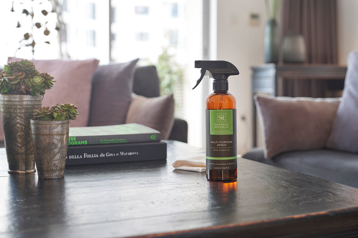 Multi-Purpose Cleaner with Citrus E.O. (500ml) - Soapnut Republic