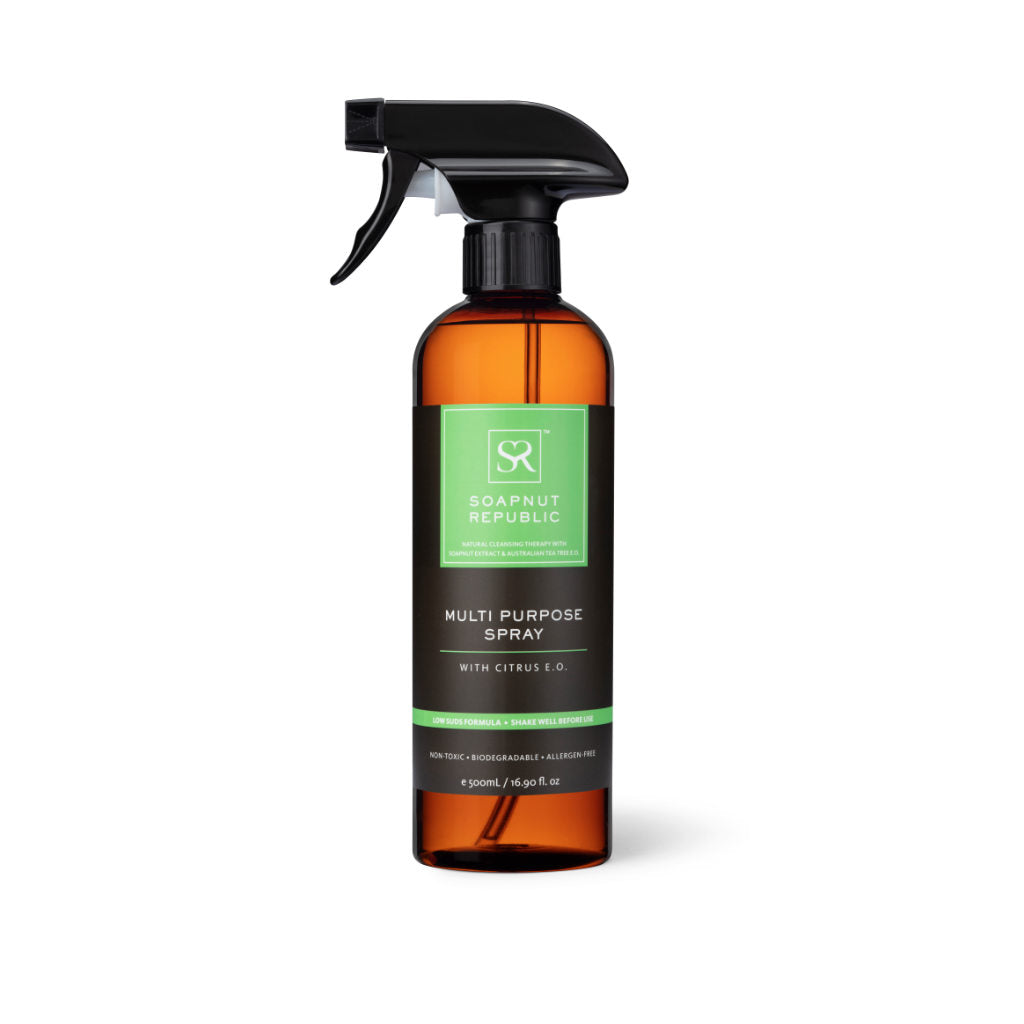 Multi-Purpose Cleaner with Citrus E.O. (500ml) - Soapnut Republic